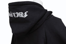 画像をギャラリービューアに読み込む, 極美品 CHROME HEARTS クロムハーツ OLD Horseshoe Hoodie オールドモデル ホースシュー サーマル パーカーサイズM ブラック 中古 4b008144