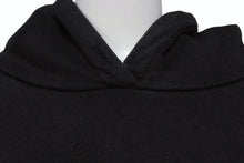 Load image into Gallery viewer, CHROME HEARTS クロムハーツ オールドモデル スクロールラベルロゴ プルオーバーフーディー パーカー サイズM ブラック 美品 中古 4b008150