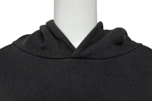 画像をギャラリービューアに読み込む, CHROME HEARTS クロムハーツ OLD Horseshoe Hoodie オールドモデル ホースシュー 袖プリント プルオーバーパーカーサイズM ブラック 美品 中古 4b008152