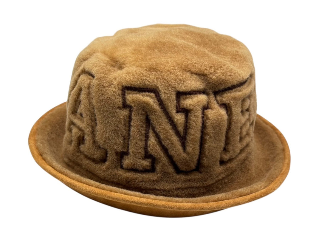 新品未使用 2024年 CHANEL シャネル バケットハット リバーシブル AAA433 ムートン 帽子 ココマーク イタリア製 ブラウン 中古 4b008154