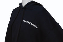 画像をギャラリービューアに読み込む, CHROME HEARTS クロムハーツ OLD オールドモデル CHクロス サーマル パーカー サイズM ブラック 美品 中古 4b008163