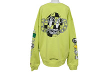 画像をギャラリービューアに読み込む, 新品未使用 CHROME HEARTS クロムハーツ × MATTY BOY マッティボーイ スウェットシャツ トレーナー サイズXL ライムグリーン 中古 4b008164