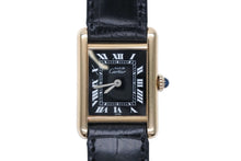 画像をギャラリービューアに読み込む, CARTIER カルティエ マストタンク ヴェルメイユ SM 腕時計 レディース 手巻き オーバーホル済み 型押し フェンディベルト 美品 中古 4b008173