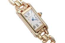 画像をギャラリービューアに読み込む, CARTIER カルティエ タンク アロンジェ 腕時計 重量約42.5g クォーツ K18イエローゴールド スイス製 レディース 美品 中古 4b008177