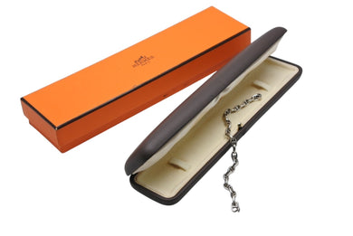 極美品 HERMES エルメス ヴィンテージ Chaine d'Ancre シェーヌダンクル TPM ブレスレット 29コマ 重量約14.0g シルバ−925 中古 4b008178