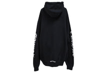 画像をギャラリービューアに読み込む, CHROME HEARTS クロムハーツ 袖プリント プルオーバーパーカー フーディ サイズXL ブラック 美品 中古 4b008187