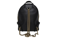 画像をギャラリービューアに読み込む, 極美品 GUCCI グッチ ソーホー インターロッキングG リュック 431570 520981 レザー ブラック ゴールド金具 中古 4b008190