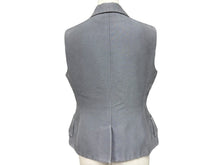 画像をギャラリービューアに読み込む, Christian Dior クリスチャンディオール ダブルブレスト ベスト ブルータザール 021G05A6005 グレー シルク サイズ 38 良品 中古 4b008196
