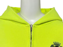 Load image into Gallery viewer, 極美品 BALENCIAGA バレンシアガ Soccer Paris Zip-Hoodie ジップアップフーディー パーカー 744457 サイズXXL グリーン 中古 4b008199