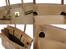 Load image into Gallery viewer, HERMES エルメス Birkin 30 バーキン30 ハンドバッグ クシュベル ナチュラル □B刻印 1998年製 ゴールド金具 美品 中古 4b008212