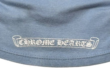 画像をギャラリービューアに読み込む, CHROME HEARTS クロムハーツ CROSS RAGLAN TEE セメタリークロス ラグラン 半袖Tシャツ ブルー サイズXS 良品 中古 4b008220