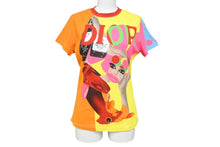 画像をギャラリービューアに読み込む, 新品未使用 Christian Dior クリスチャンディオール 総柄半袖Tシャツ 5E16155203 サイズ42 マルチカラー ガリアーノ期 中古 4b008221