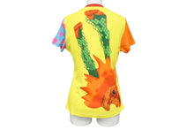 画像をギャラリービューアに読み込む, 新品未使用 Christian Dior クリスチャンディオール 総柄半袖Tシャツ 5E16155203 サイズ42 マルチカラー ガリアーノ期 中古 4b008221