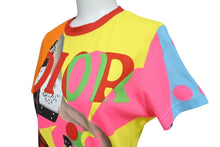 画像をギャラリービューアに読み込む, 新品未使用 Christian Dior クリスチャンディオール 総柄半袖Tシャツ 5E16155203 サイズ42 マルチカラー ガリアーノ期 中古 4b008221