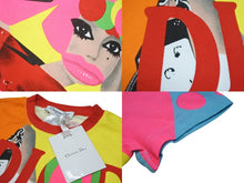 画像をギャラリービューアに読み込む, 新品未使用 Christian Dior クリスチャンディオール 総柄半袖Tシャツ 5E16155203 サイズ42 マルチカラー ガリアーノ期 中古 4b008221