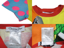 画像をギャラリービューアに読み込む, 新品未使用 Christian Dior クリスチャンディオール 総柄半袖Tシャツ 5E16155203 サイズ42 マルチカラー ガリアーノ期 中古 4b008221