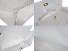 Load image into Gallery viewer, HERMES エルメス ビニールケリー 不思議の国 エルメスへの旅展 ハンドバッグ トートバッグ クリア 透明 ビニール ゴールド金具 美品 中古 4b008240