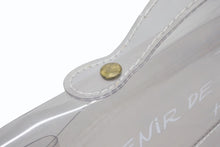 Load image into Gallery viewer, HERMES エルメス ビニールケリー 不思議の国 エルメスへの旅展 ハンドバッグ トートバッグ クリア 透明 ビニール ゴールド金具 美品 中古 4b008240