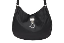 画像をギャラリービューアに読み込む, CHRISTIAN DIOR クリスチャンディオール トロッター ワンショルダーバッグ キャンバス 03-RU-1007 ブラック シルバー金具 美品 中古 4b008269