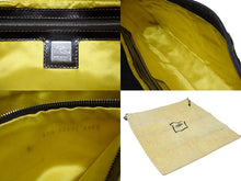 画像をギャラリービューアに読み込む, 極美品 FENDI フェンディ フラワー デニム マンマバケット エンブロイダリー ワンショルダーバッグ 26421 刺繍 ネイビー シルバー金具 中古 4b008374