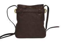 画像をギャラリービューアに読み込む, 極美品 MIUMIU ミュウミュウ ナッパレザー ポーチ ショルダーバッグ ブラウン レザー 5NR461 ゴールド金具 中古 4b008384