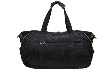 CHANEL シャネル スポーツライン ココマーク ボストンバッグ ココマーク 10番台 ブラック ナイロン 美品 中古 4b008399