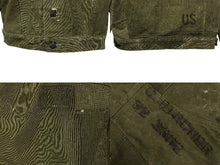 画像をギャラリービューアに読み込む, 極美品 READY MADE レディメイド ヴィンテージ加工 オーバー ワーク ジャケット RE-CO-KH-00-00-33 カーキ コットン サイズ 2 ブラック金具 中古 4b008473