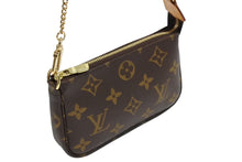 画像をギャラリービューアに読み込む, 極美品 LOUIS VUITTON ルイヴィトン モノグラム ミニポシェット アクセソワール アクセサリーポーチ M58009 ブラウン 中古 4b008488