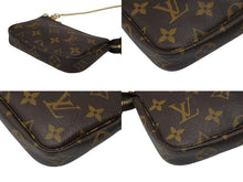 画像をギャラリービューアに読み込む, 極美品 LOUIS VUITTON ルイヴィトン モノグラム ミニポシェット アクセソワール アクセサリーポーチ M58009 ブラウン 中古 4b008488