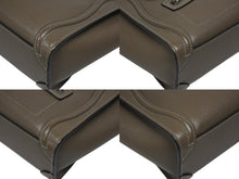 Load image into Gallery viewer, CELINE セリーヌ ハンドバッグ ショルダーバッグ 2way ラゲージナノショッパー カーフ メタルブラック金具 ベージュ 美品 中古 4b008495