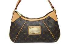 画像をギャラリービューアに読み込む, LOUIS VUITTON ルイヴィトン モノグラム テムズPM ハンドバッグ ワンショルダー M56384 ブラウン ゴールド金具 美品 中古 4b008496