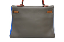 Load image into Gallery viewer, HERMES エルメス KELLY ケリー35 アルルカン ハンドバッグ トリヨンクレマンス シルバー金具 □P刻印 美品 中古 4b008541