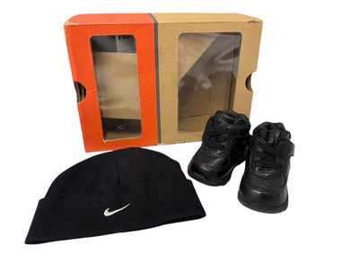 極美品 NIKE BABY ナイキ ベイビー ACG キッズスニーカー シューズ ナイロンニット帽 セット 中古 4b008551