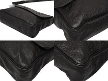 画像をギャラリービューアに読み込む, GUCCI グッチ ショルダーバッグ メッセンジャーバッグ GGマーク 223665 レザー ブラウン ブラック 美品 中古 4b008573