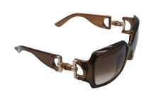 画像をギャラリービューアに読み込む, GUCCI グッチ バンブー サングラス アイウェア GG 2969/S HXICC サイズ57□16 115 ホースビット ゴールド 美品 中古 4b008598