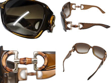 画像をギャラリービューアに読み込む, GUCCI グッチ バンブー サングラス アイウェア GG 2969/S HXICC サイズ57□16 115 ホースビット ゴールド 美品 中古 4b008598