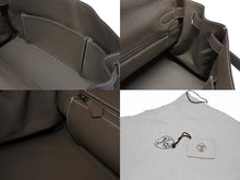 Load image into Gallery viewer, HERMES エルメス SHOULDER KELLY ショルダーケリー ショルダーバッグ トリヨンクレマンス エトゥープ シルバー金具 □M刻印 美品 中古 4b008627