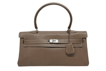 Load image into Gallery viewer, HERMES エルメス SHOULDER KELLY ショルダーケリー ショルダーバッグ トリヨンクレマンス エトゥープ シルバー金具 □M刻印 美品 中古 4b008627