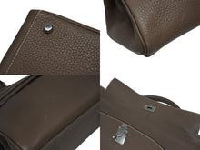 Load image into Gallery viewer, HERMES エルメス SHOULDER KELLY ショルダーケリー ショルダーバッグ トリヨンクレマンス エトゥープ シルバー金具 □M刻印 美品 中古 4b008627
