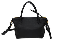 Load image into Gallery viewer, 極美品 PRADA プラダ ヴィテロダイノ 2WAY ハンドバッグ 1BA111 ブラック レザー ゴールド金具 中古 4b008637