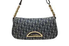 画像をギャラリービューアに読み込む, Christian Dior クリスチャンディオール マリスパール ワンショルダーバッグ CP 0070 トロッター ネイビー ガリアーノ期 美品 中古 4b008654