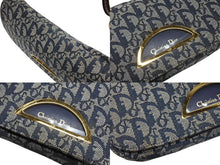 画像をギャラリービューアに読み込む, Christian Dior クリスチャンディオール マリスパール ワンショルダーバッグ CP 0070 トロッター ネイビー ガリアーノ期 美品 中古 4b008654