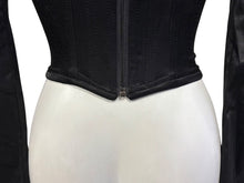 Load image into Gallery viewer, Vivienne Westwood ヴィヴィアンウエストウッド 1992FW Frans Hals Corset 長袖 コルセット シルク ブラック サイズ14 美品 中古 4b008699