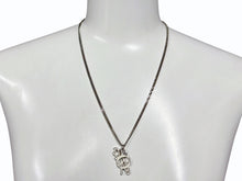 画像をギャラリービューアに読み込む, 新品未使用 DIOR ディオール Cactus Jack Travis Scott カクタスジャック トラヴィススコット ネックレス 14.7g シルバー ホワイト 中古 4b008709