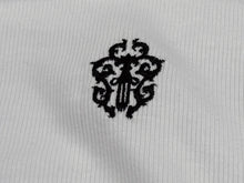 Load image into Gallery viewer, 新品未使用 CHROME HEARTS クロムハーツ GRP Y NOT SKIRT W BAD SEED MINI Yノット ミニスカート サイズM ホワイト ダガー刺繍 中古 4b008715