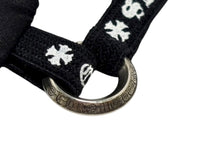 Load image into Gallery viewer, 新品未使用 CHROME HEARTS クロムハーツ SHIRT W A LA MODE シルクキャミソール サイズL ブラック シルバー925 ロゴストラップ 中古 4b008717