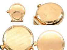 画像をギャラリービューアに読み込む, CARTIER カルティエ DIABOLO ディアボロ 置き時計 テーブルクロック 6606 重量約201.2g ケース61mm クォーツ シルバー文字盤 美品 中古 4b008722