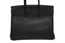 Load image into Gallery viewer, HERMES エルメス バーキン25 ハンドバッグ □N刻印 ヴォーエプソン ブラック P金具 美品 中古 4b008725