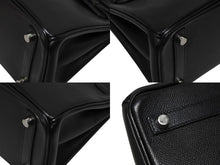 Load image into Gallery viewer, HERMES エルメス バーキン25 ハンドバッグ □N刻印 ヴォーエプソン ブラック P金具 美品 中古 4b008725