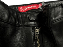 画像をギャラリービューアに読み込む, 新品同様 Supreme シュプリーム 18AW Leather Cargo Pant レザー カーゴ パンツ ブラック サイズ 34 中古 4b008748